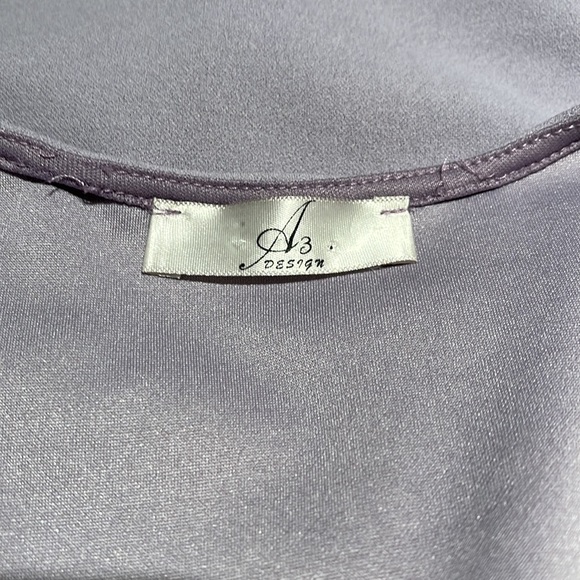 A3 Design Lilac Long Sleeved Dress - Picture 11 of 12